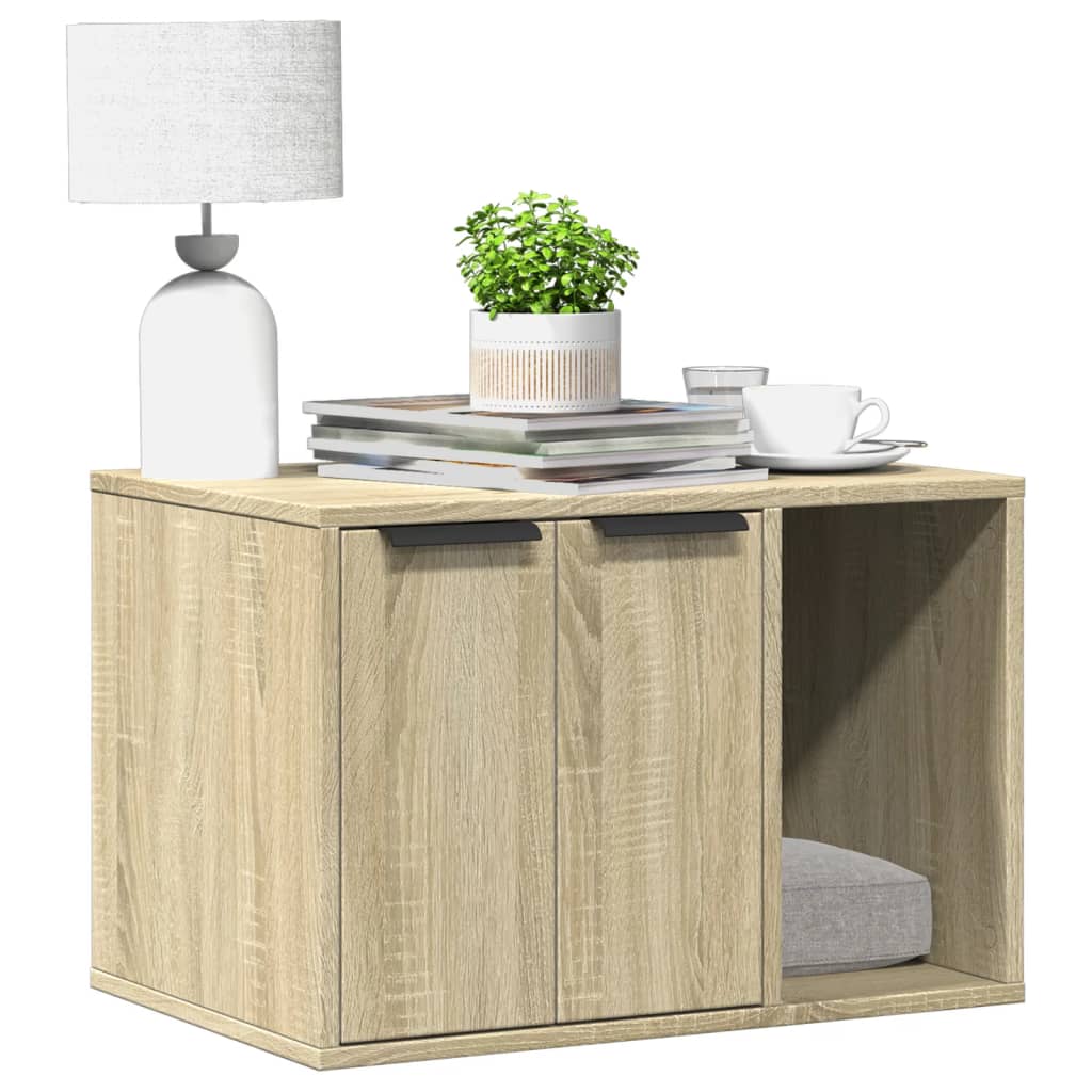 Cat Litter Box 60x Wood Material