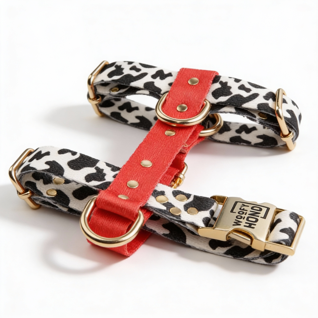 Luxury Dog Harness Rouge