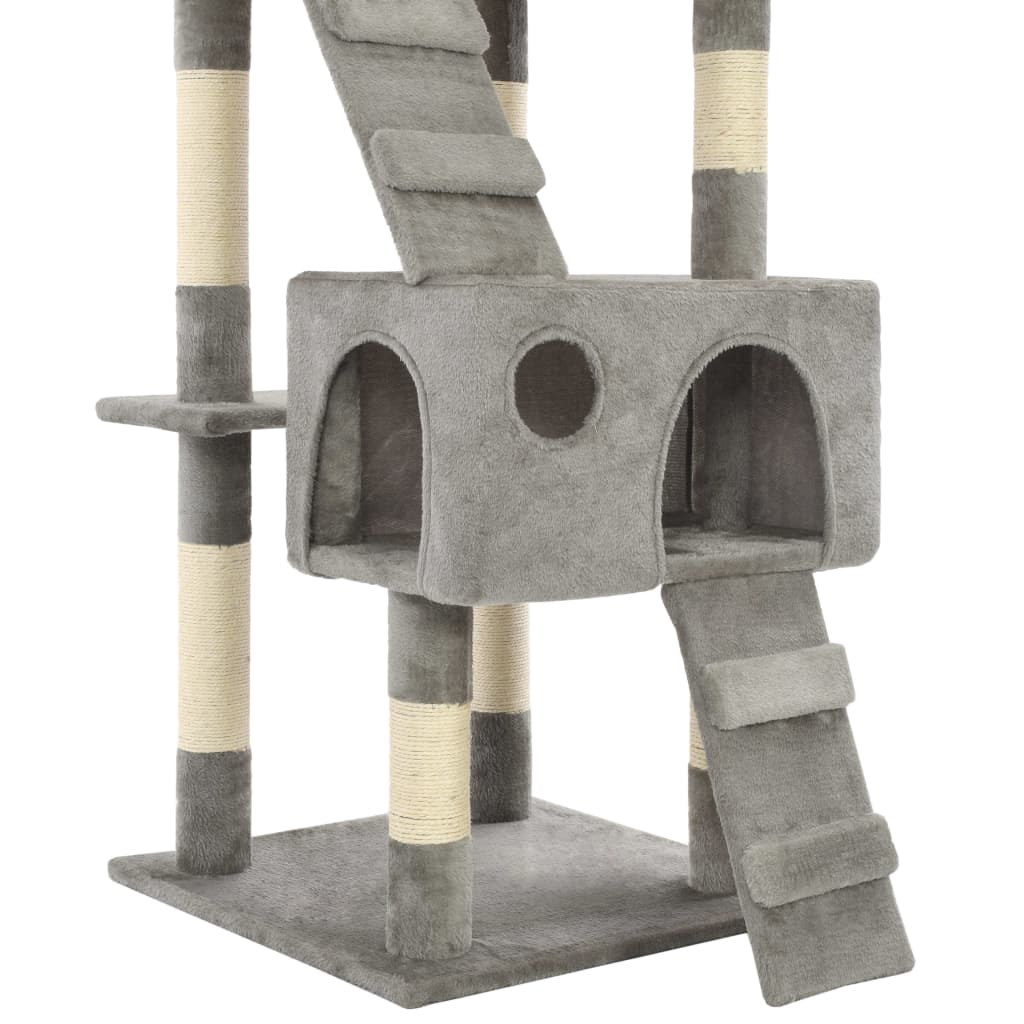 Cat Tree with Sisal Scratching Posts 170 cm   Cat Tree