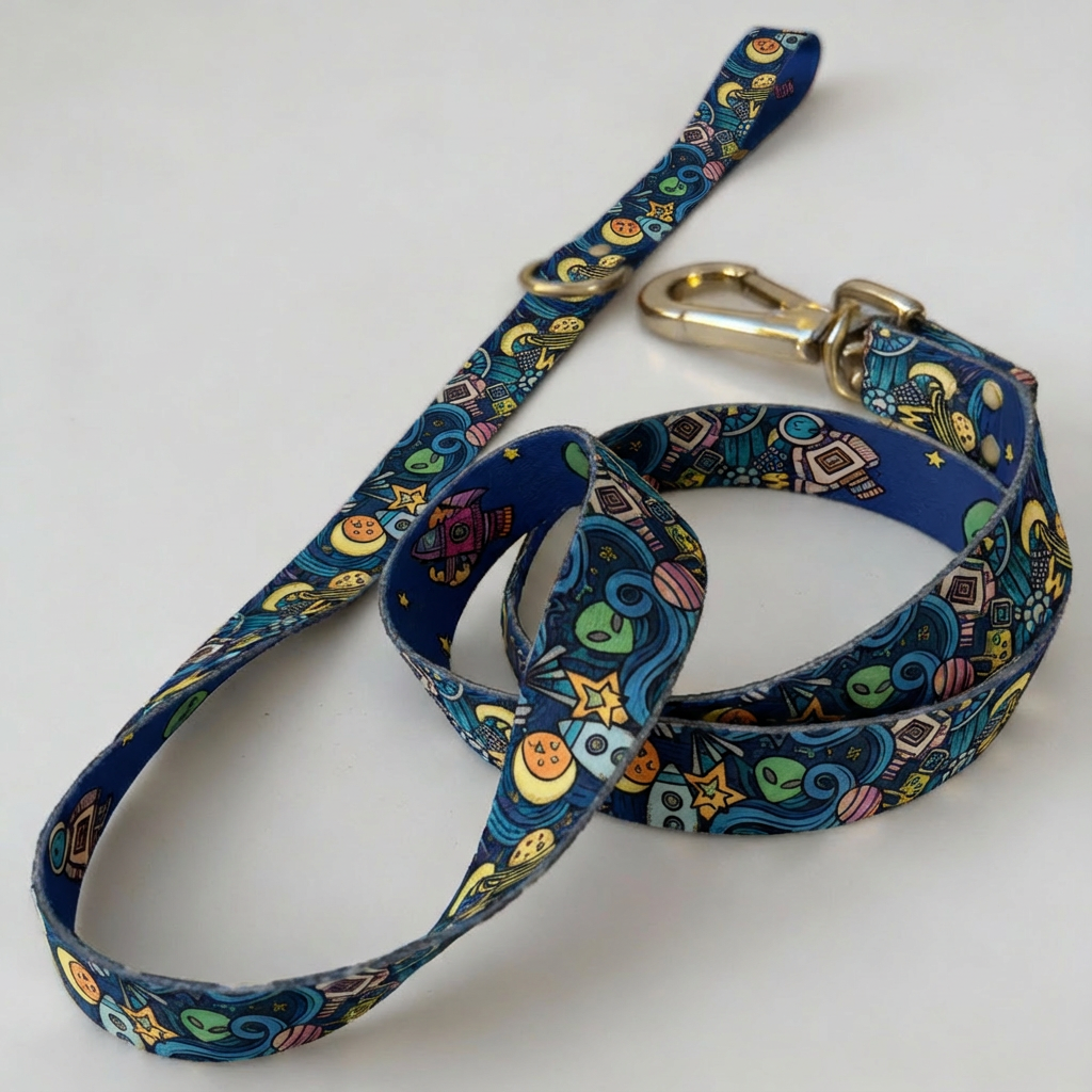 Elegant Dog Leash Galaxy