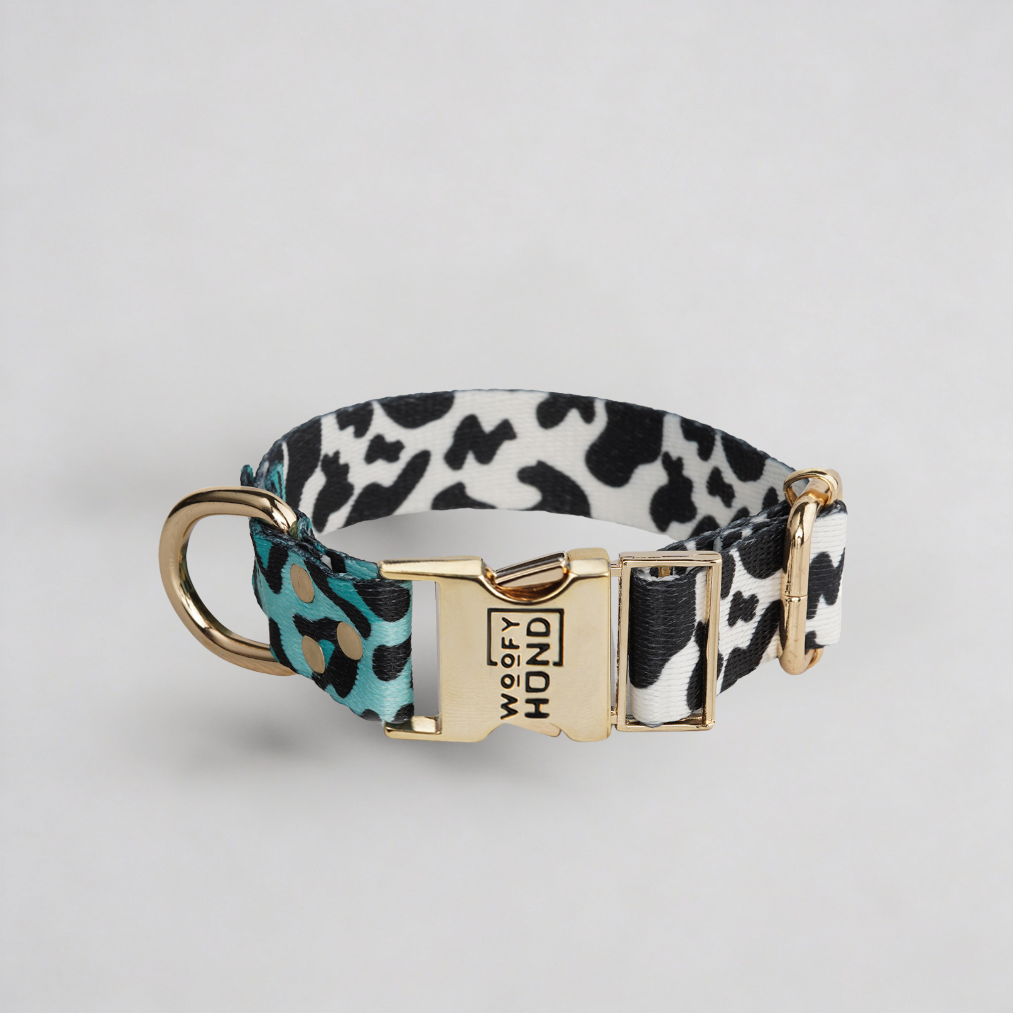 Luxury Dog Collar Aqua Camo