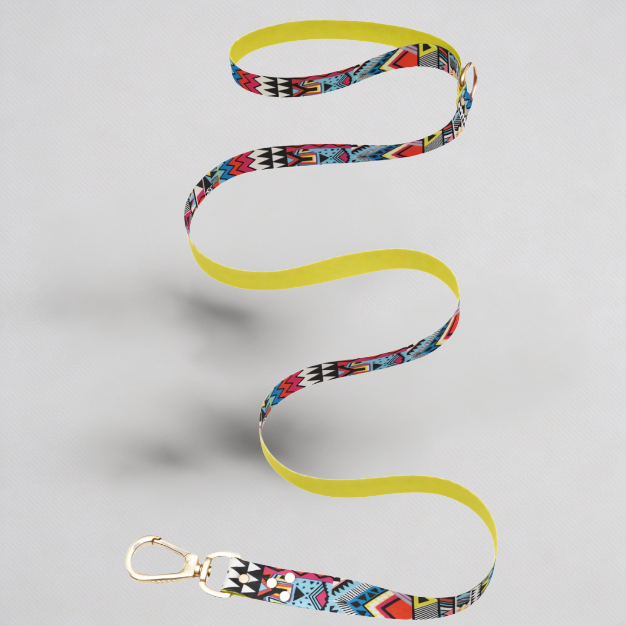 Elegant Dog Leash Ethnic Vibrance