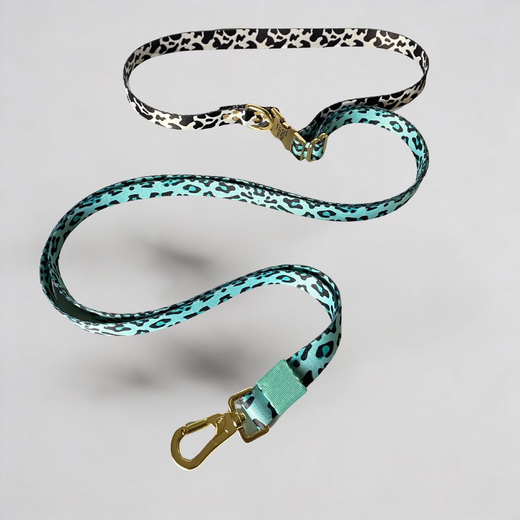 Elite Hands-Free Leash Aqua Camo