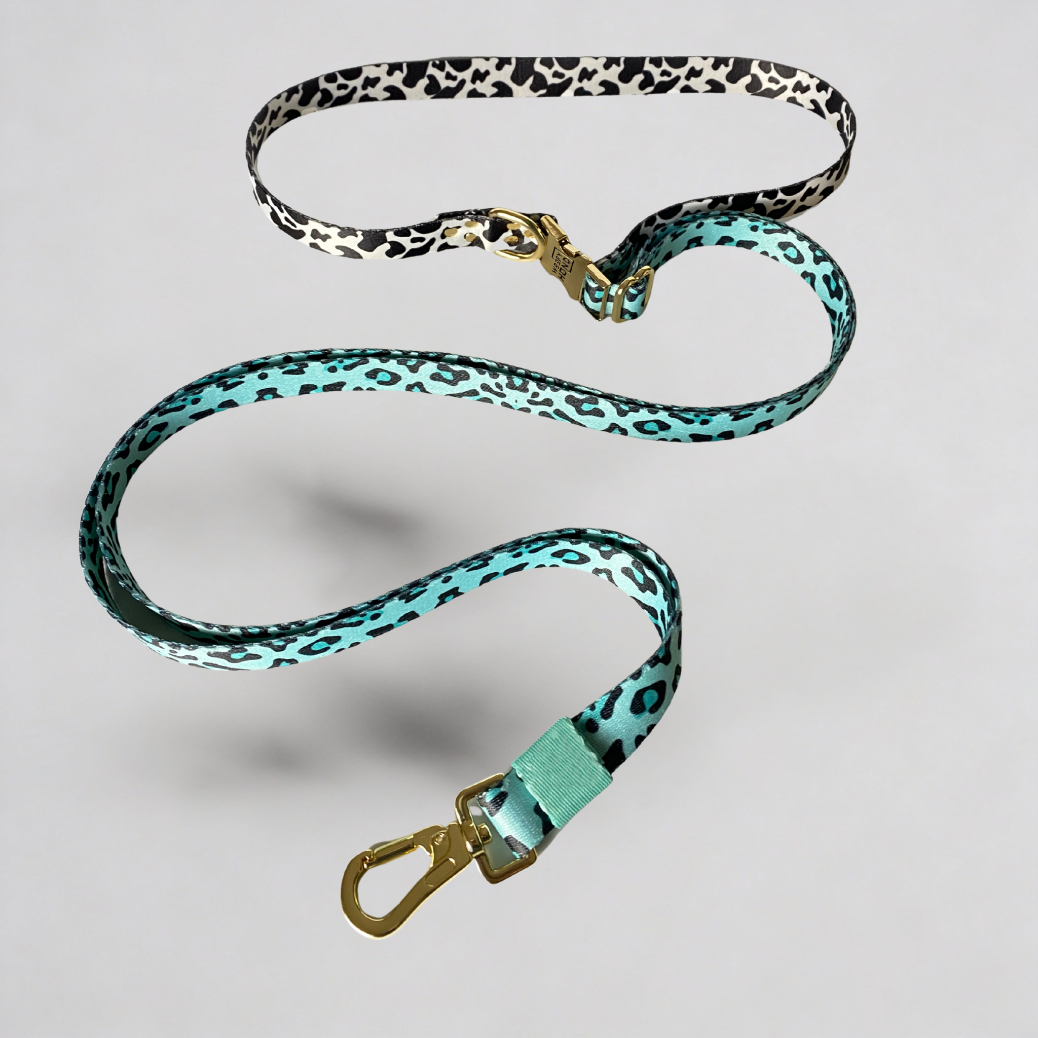 Elite Hands-Free Leash Aqua Camo