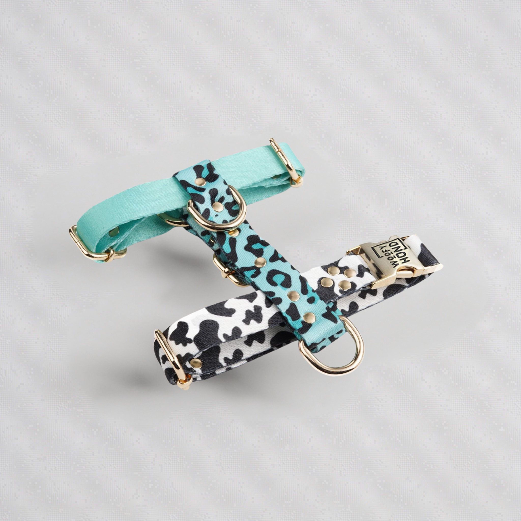 Luxury Dog harness Aqua-Camo