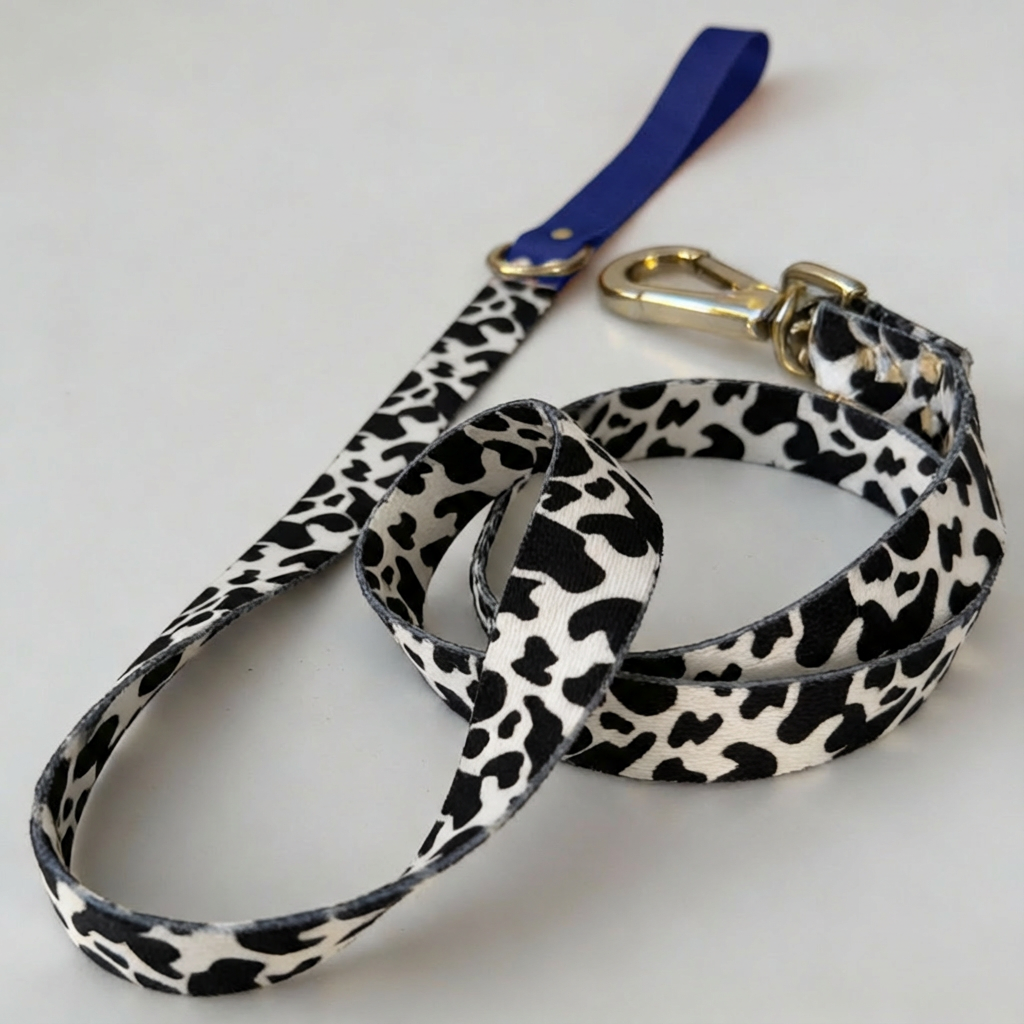 Elegant Dog Leash Blueberry