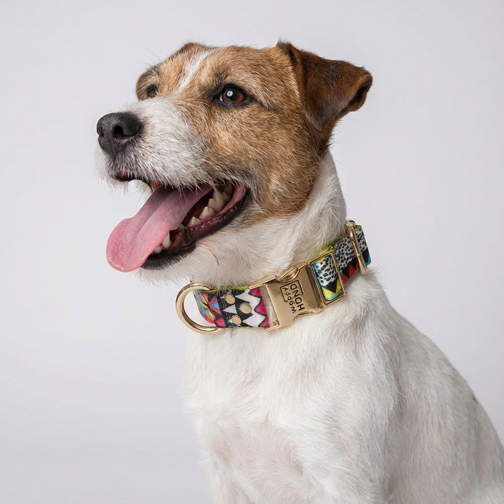 Luxury Dog Collar Ethnic-Vibrance